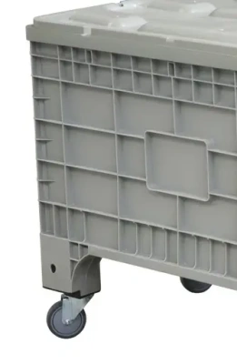 Контейнер B-Box 1065 Mini 1017х636х793 мм на колесах с крышкой на петлях. Изображение №3