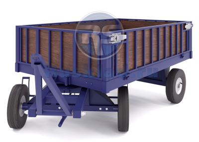 Тележка с фанерным настилом и бортами БТ 2 ЦБ 1250x2500 мм (г/п 3000 кг). Изображение №1