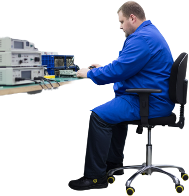 Антистатический стул GRESSON СПА-5 ESD (1 МОм, мягкий пенополиуретан, нагрузка 150 кг). Изображение №1