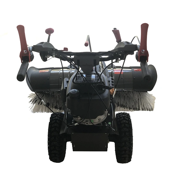 Купить EVOline SWG 1000 в КИИТ. Мощная самоходная подметальная машина с двигателем Zongshen и шириной щетки 100 см.