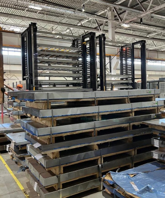 Автоматические стеллажи для листового металла | Производство Россия, для склада и производства. Изображение №13