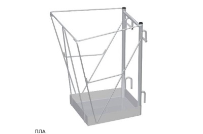 Навесная площадка на лестницы Megal ПЛА. Изображение №1