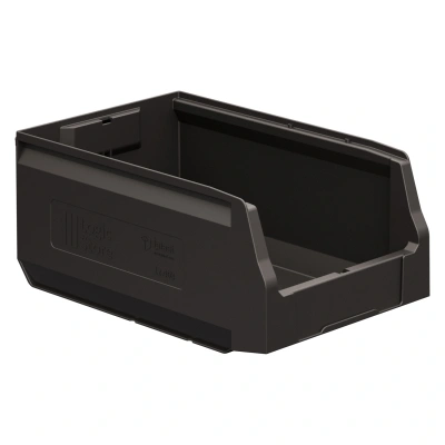 Ящик Iplast 12.403.1 350х225х150 мм, черный. Изображение №2