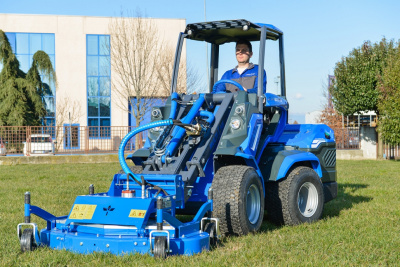 Мини-погрузчик (минитрактор) MultiOne 7.2 K (1200 кг, высота подъема 2,9 м, двигатель Kubota D1305). Изображение №9