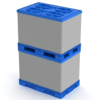Фото разборный пластиковый облегчённый контейнер polybox на сайте www.kiit.ru в интернет-каталоге КИИТ ☎ +7(800) 707-07-45