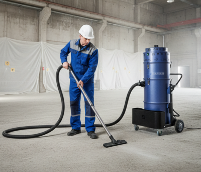 Пылесос промышленный Дастпром ПП-220/40.4-2,4 (40 л, 2,4 кВт, два циклона, HEPA). Изображение №6