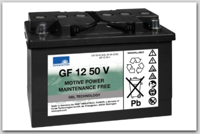 Аккумулятор 12 В, Sonnenschein GF 12 050 V. Изображение №1