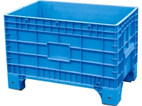 Фото крупногабаритный контейнер big box 1017х636х673 на ножках, голубой на сайте www.kiit.ru в интернет-каталоге КИИТ ☎ +7(800) 707-07-45 Изображение №2