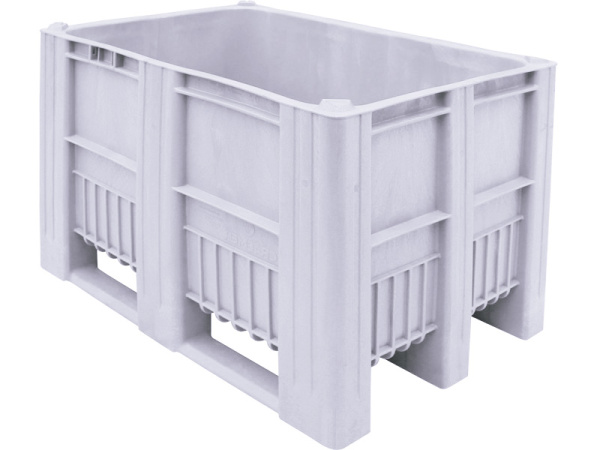 Фото большой контейнер на полозьях boxpallet 1200х800х740 мм сплошной, арт. c-box 1208 s (740) серый на сайте www.kiit.ru в интернет-каталоге КИИТ ☎ +7(800) 707-07-45