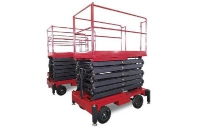 Ножничный подъемник QX-030-090 OXLIFT 300 кг 9 м. Изображение №1