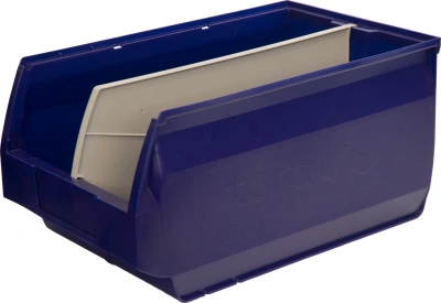 Ящик сплошной 500×310×250 мм, объем 38.75 л. синий. Изображение №6