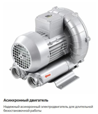 Промышленный пылесос VACTOOL HA30M90 (380 В, 3 кВт, 90 л, нержавеющая сталь AISI 304). Изображение №10