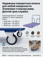 Фото тележка тп 2 600х900 мм на сайте www.kiit.ru в интернет-каталоге КИИТ ☎ +7(800) 707-07-45 Изображение №2