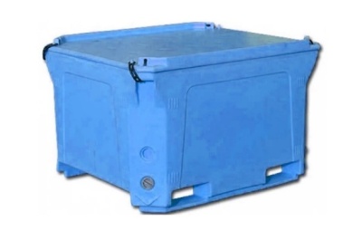 Контейнер RIC 660 с крышкой 1230х1030х820 мм. Изображение №1