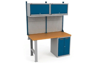 Верстак ДиКом ВС-150-03 c экраном ВС-150-Э2 и 2 Антресоли. Изображение №1