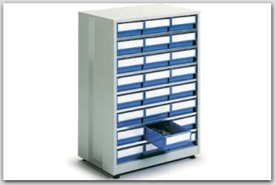 Кассетница Treston 2440 на 24 цветных лотка, ячеек. Изображение №1