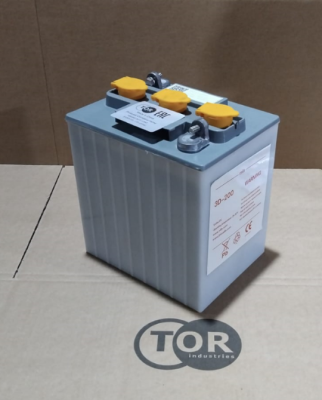 Аккумулятор свинцово-кислотный (WET) 6В/200Ач 245х190х280 для штабалеров CDDK/CDDR. Изображение №1