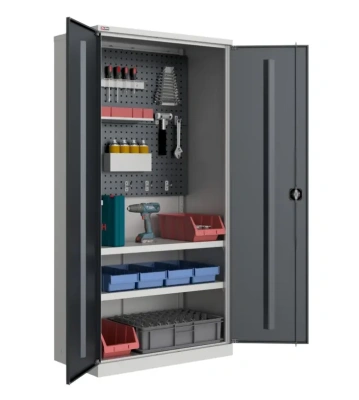 Шкаф инструментальный TS-052-02 1900х950х500 | ДиКом, 2 экрана + 2 полки. Изображение №4