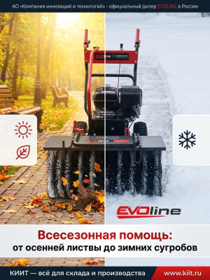Бензиновая подметальная машина EVOline SWG 620-200 (с двигателем Zongshen, 62 см, 6 скоростей). Изображение №3