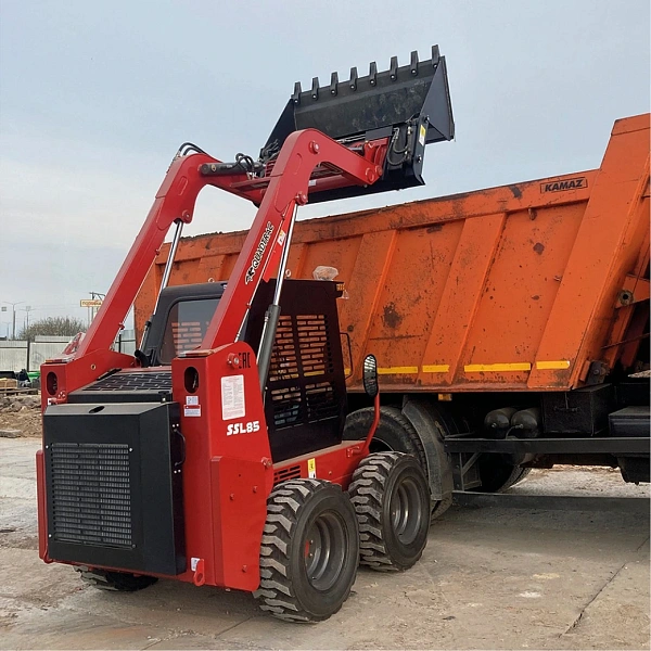 максимальная высота подъема 3065 мм позволяют легко загружать практически любые самосвалы.