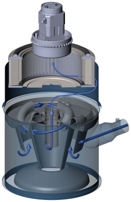 Строительный пылесос Дастпром ПП-220/15.2-1,5 (15 л, 1,5 кВт, два циклона). Изображение №10