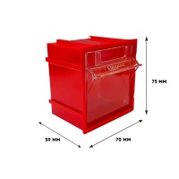 Фото короб с откидной ячейкой стелла 101 single на сайте www.kiit.ru в интернет-каталоге КИИТ ☎ +7(800) 707-07-45 Изображение №4