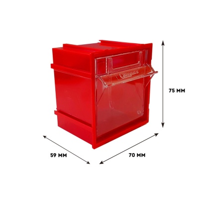 Короб с откидной ячейкой Стелла 101 Single. Изображение №4