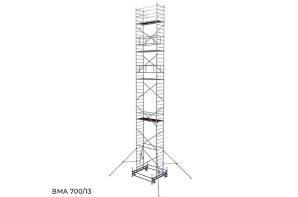 Фото алюминиевая вышка megal вма 700/13 на сайте www.kiit.ru в интернет-каталоге КИИТ ☎ +7(800) 707-07-45