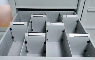 Шкаф картотечный ДиКом КД-536 | Широкий, 6 ящиков, формат А5/А6, нагрузка 50 кг на ящик. Изображение №7