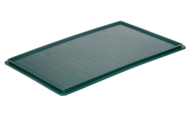 Крышка п/э 740х465 сплошная зеленая. Изображение №1