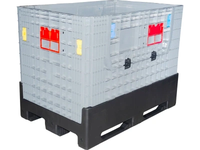 Контейнер п/п разборный DPF-Box 1208 S-S(3) F4 950 (1200x800x950 мм, 628 л). Изображение №1