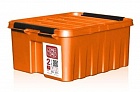 Оранжевый ящик Rox Box 2,5 литра с крышкой и клипсами 