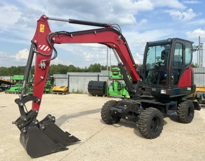 Колёсный экскаватор QUADTRAC E60W (5,5 т, двигатель YANMAR 4TNV98, 46,3 кВт, производительность 163 л/мин). Изображение №6