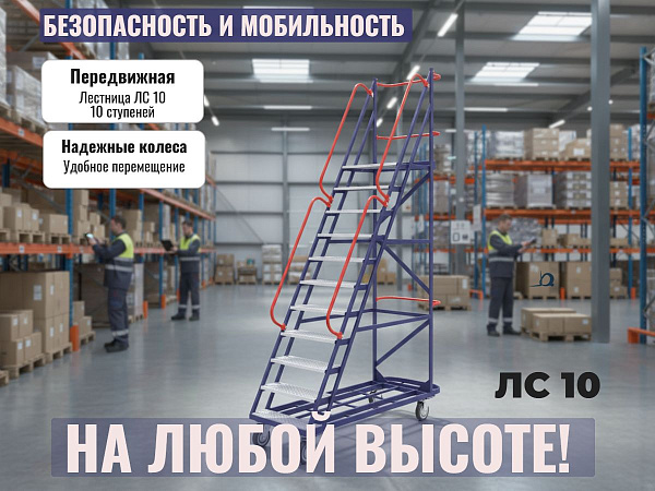 Фото лестница rusklad лс-10 на сайте www.kiit.ru в интернет-каталоге КИИТ ☎ +7(800) 707-07-45 Изображение №3
