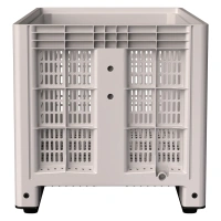 Фото перфорированный контейнер на полозьях ibox 1200х800х800 мм на сайте www.kiit.ru в интернет-каталоге КИИТ ☎ +7(800) 707-07-45 Изображение №4