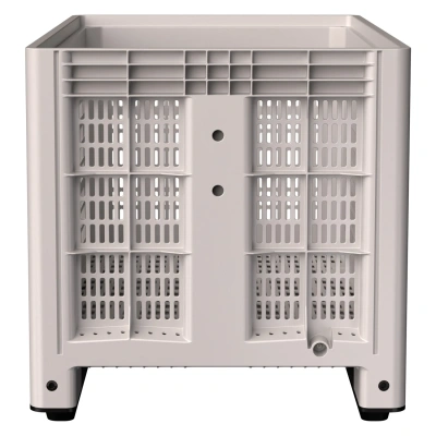 Перфорированный контейнер на полозьях IBOX 1200х800х800 мм. Изображение №4