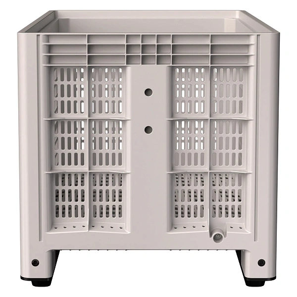 Фото перфорированный контейнер на полозьях ibox 1200х800х800 мм на сайте www.kiit.ru в интернет-каталоге КИИТ ☎ +7(800) 707-07-45 Изображение №4