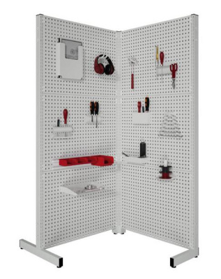 Перфорированная модульная система размещения инструмента МСР (базовый модуль, 6 панелей, нагрузка до 300 кг). Изображение №5