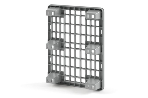 Фото пластиковый поддон на ножках iplast 02.116 800x600x140 мм перфорированный серый на сайте www.kiit.ru в интернет-каталоге КИИТ ☎ +7(800) 707-07-45