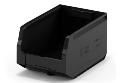 Складской лоток Iplast 12.404.1 350х225х200 мм, черный. Изображение №1