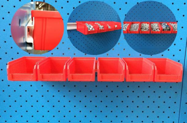 Фото настенный органайзер стелла-техник v-1-650 6 красных ящиков v-1 на сайте www.kiit.ru в интернет-каталоге КИИТ ☎ +7(800) 707-07-45