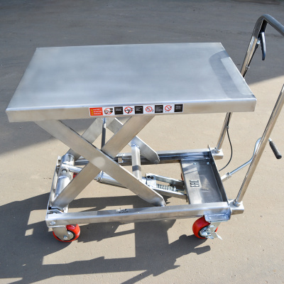 Гидравлический подъемный стол из нержавеющей стали OXLIFT OXF50-STEEL 900 мм 500 кг. Изображение №6