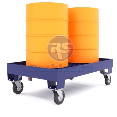 Поддон для 2-х бочек ПДБ 2 (1356х846). Изображение №2