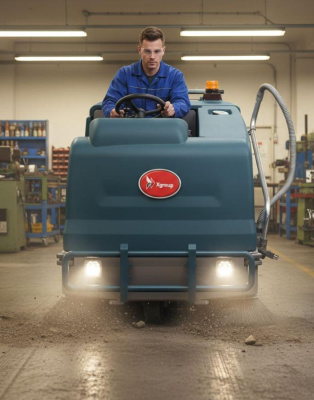 Комбинированная подметально-поломоечная машина Xgroup R1450. Изображение №9