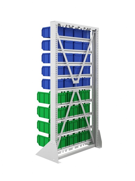 Фото стационарная односторонняя стойка с ящиками стелла-техник а1-00-05-04 на сайте www.kiit.ru в интернет-каталоге КИИТ ☎ +7(800) 707-07-45 Изображение №8