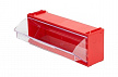 Короб откидной Стелла-техник Mini 102-1 (300х96х112) красный/прозрачный предназначен для хранения мелкоштучных изделий