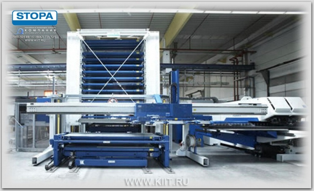 Автоматический склад башня STOPA хранение металла на производственной линии