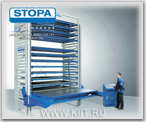 Вертикальный автоматизированный склад листового металла STOPA (Германия)