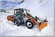 Колесный фронтальный погрузчик KRAMER 480 уборка снега снежным отвалом