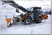 Фронтальный автопогрузчик KRAMER 480 со снежным отвалом